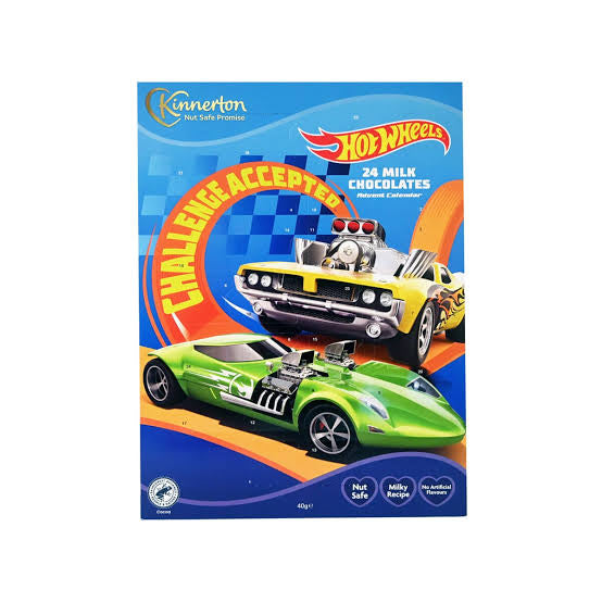 Kinnerton Advent Calendar Hot Wheels 40g