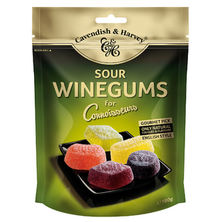 Cavendish & Harvey Sour Wine Gums 180g