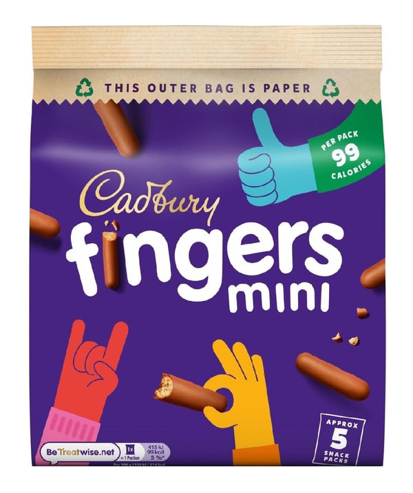 Cadbury Mini Fingers 115g
