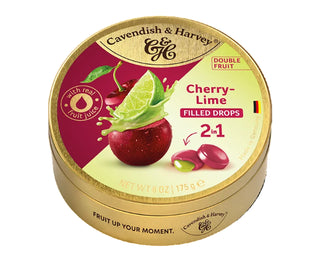 Cavendish & Harvey Double Fruit Drops Cherry & Lime 175g