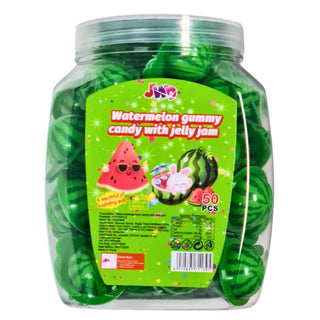 JWD Watermelon Gummy Jelly Tub of 50