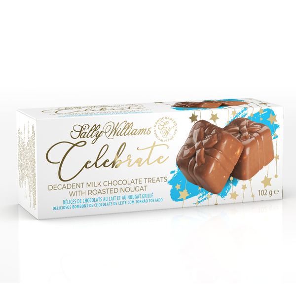 Sally Williams Christmas Milk Chocolate Treats with Nougat 102g
