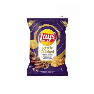 Lays Seared Rib Eye & Mushroom Kettle Cooked 120g