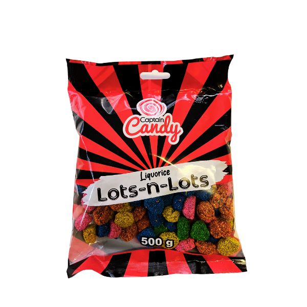 Captain Candy Liqourice Lots n Lots 500g