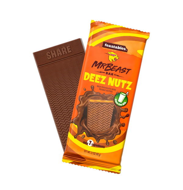 Feastables Mr Beast Bar Deez Nuts 60g