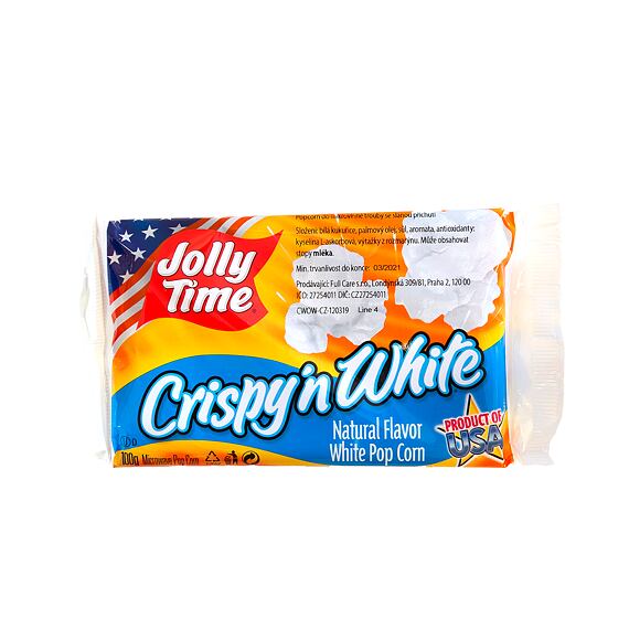 Jolly Time Popcorn Crispy & White 99g (USA Import)