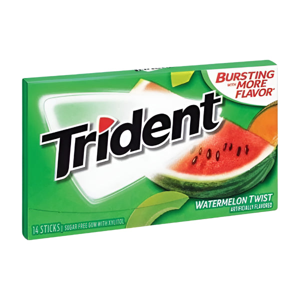 Trident Watermelon Twist Sugar Free 14 Sticks