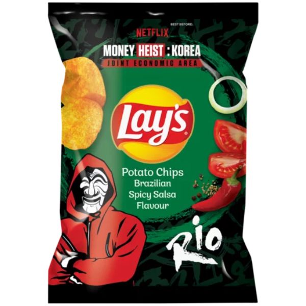 Lays Brazilian Spicy Salsa 120g Money Heist Edition