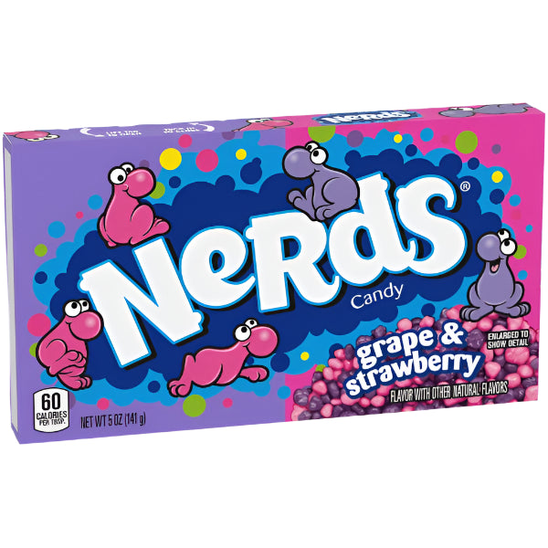 Wonka Nerds Grape Strawberry Theatre Box 141g