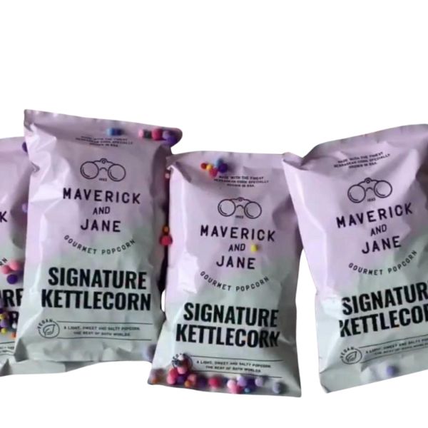 Maverick & Jane Gourmet Popcorn Crisp Bag 100g