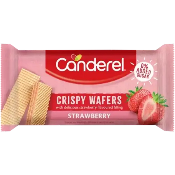 Canderel Wafers Strawberry 45g 