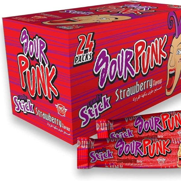 Sour Punk Strawberry Box of 24
