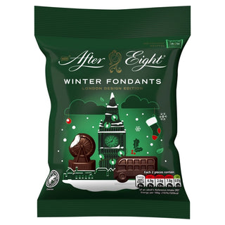 After Eight Winter Fondants Mint Chocolate Bag Individually Wrapped 57g