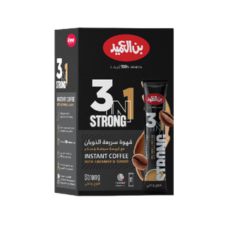 Alameed Strong 3 in 1 Instant Coffee With Creamer & Sugar 18 Pack