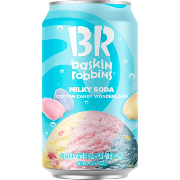 Baskin Robins Cotton Candy Wonderland Milky Soda 350ml