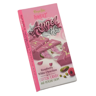Beyoglu Angel Hair Raspberry White Chocolate With Cotton Candy & Pistachio 170g