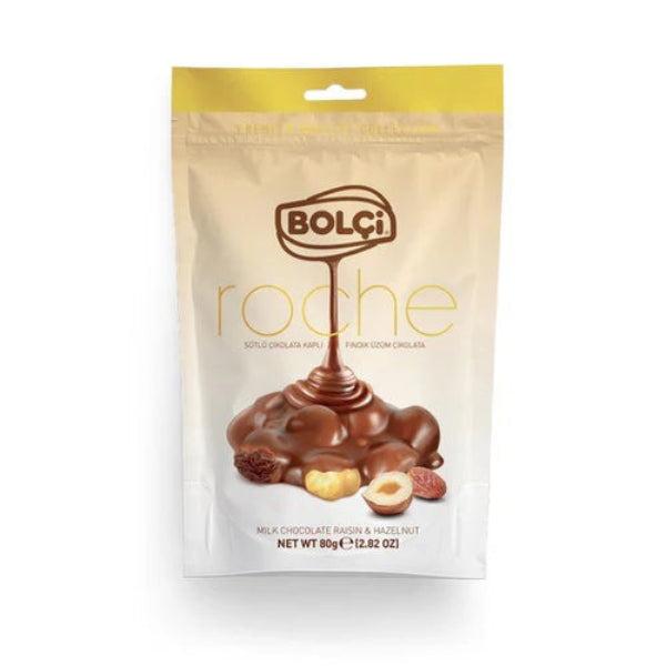 Bolci Roche Milk Chocolate Raisin & Hazelnut 80g