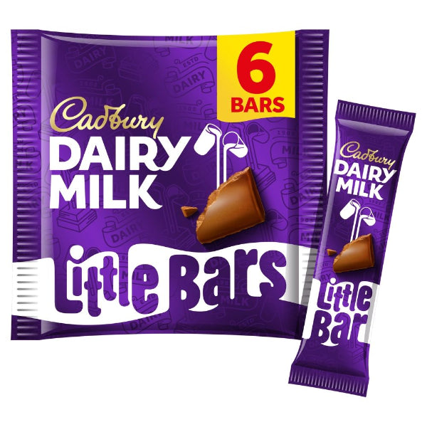 Cadbury Dairy Milk Little Bars 6 Pack 
