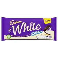 Cadbury White Oreo Chocolate Slab 120g