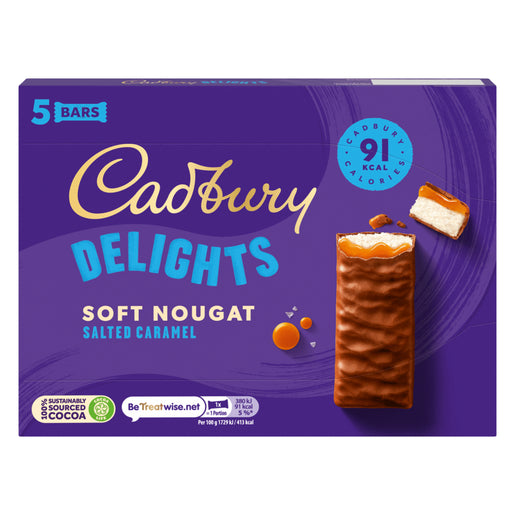 Cadbury Delight Salted Caramel Soft Nougat 110g 