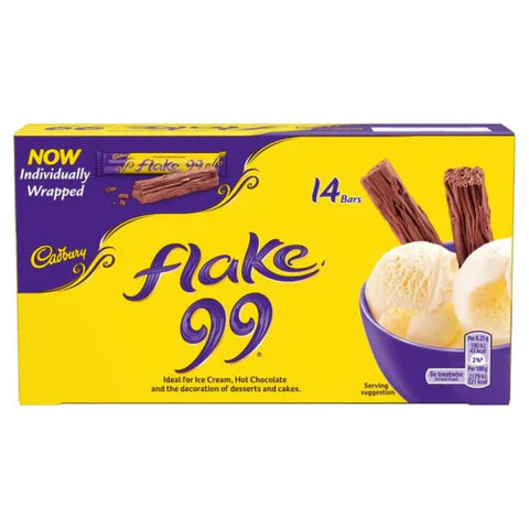 Cadbury Flake 99 Chocolate Bar 14 Bars 114g (UK Import)