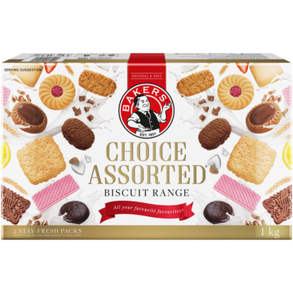 Choice Luxury Assorted Biscuit Range 1kg | Sweet City - Chocolates ...
