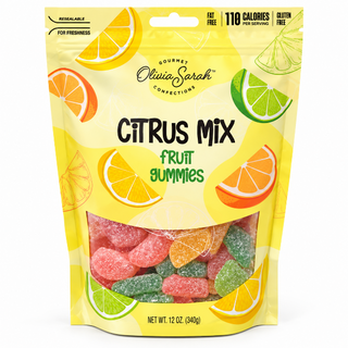 Olivia Sarah Citrus Mix Fruit Gummies 340g 
