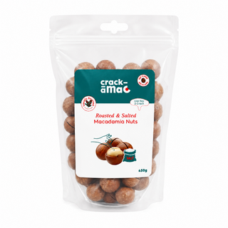 Crack-A-Mac Macadamia Nuts Roasted & Salted 160g