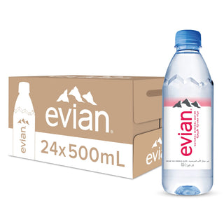 Evian Still Water PET 500ml Case of 24