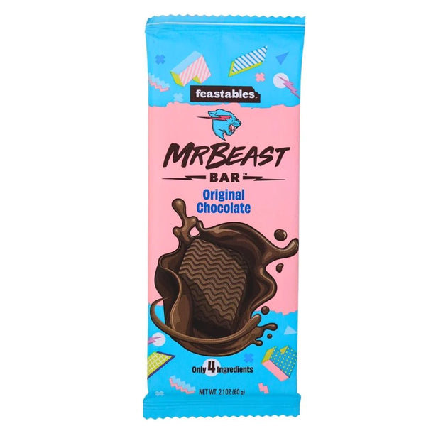 Feastables Mr Beast Bar Original Chocolate 60g (1 Per Customer