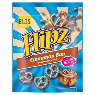 Flipz Cinnamon Bun Coated Pretzels 80g