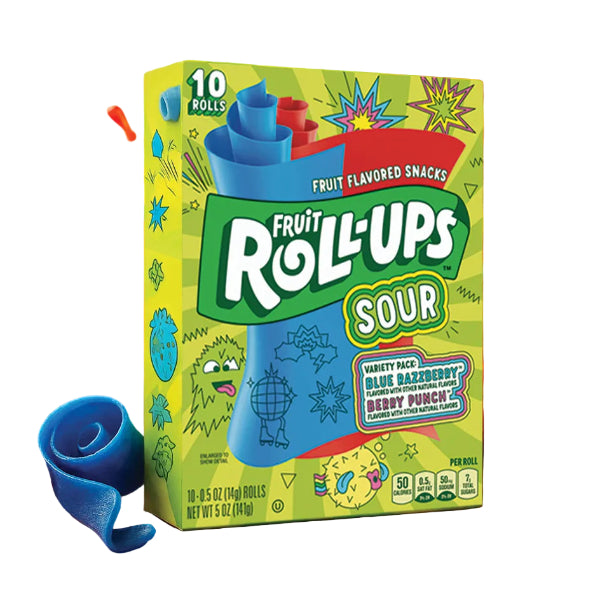 Fruit Roll Ups Sours 141g