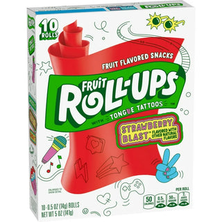 Fruit Roll-Ups Strawberry Blast 141g (10 per box)