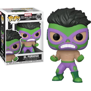 Funko POP! Marvel #708: Lucha Libre Edition - El Furioso (Hulk)
