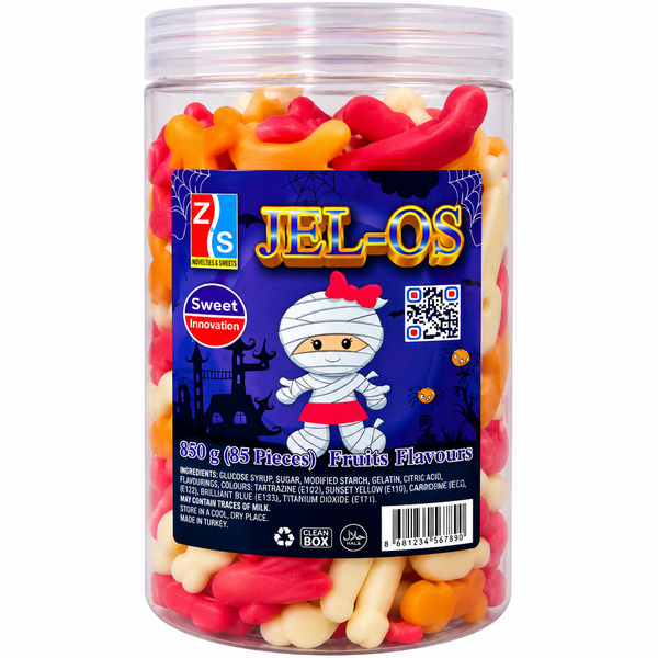 Z&S Jelo-Os Scary Mummy Tub of 85