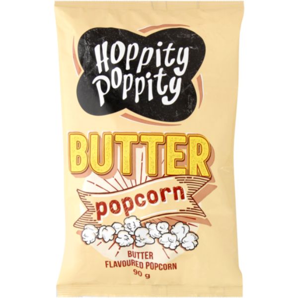Hoppity Poppity Butter Popcorn 90g