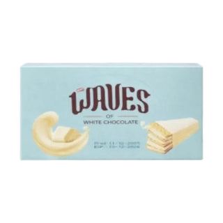 Waves White Chocolate Wafer (Box of 12 x 40g)