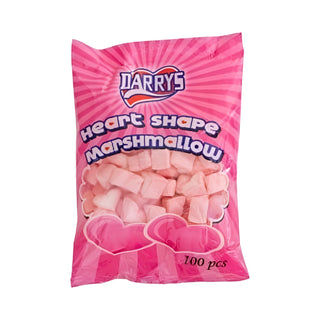 Darrys Mini Heart Mallows 100 pcs