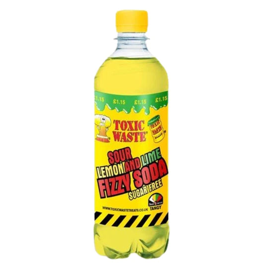 Toxic Waste Sour Lemon & Lime Fizzy Soda 500ml