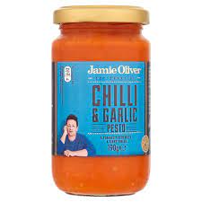 Jamie Oliver Chilli & Garlic Pesto 190g (Expiry Sep 23)