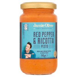 Jamie Oliver Red Pepper & Ricotta Pesto 190g