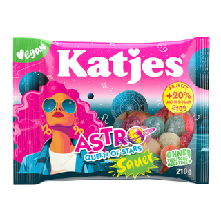Katjes Astro Queen of Stars Sour 210g