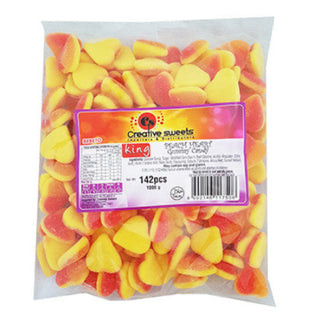 King Jelly Peach Hearts 1kg 