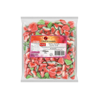 King Triple Heart Gummy Candy 200pcs 1kg