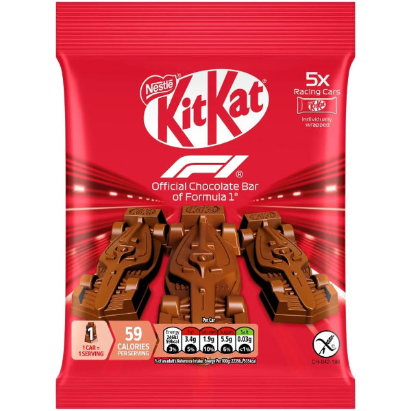 Nestle Kit Kat Racing F1 Cars (5 per Pack) 55g | Sweet City ...