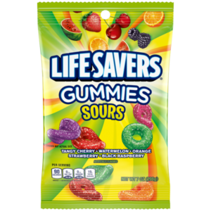 Lifesavers Gummies Sours Peg Bag 198g