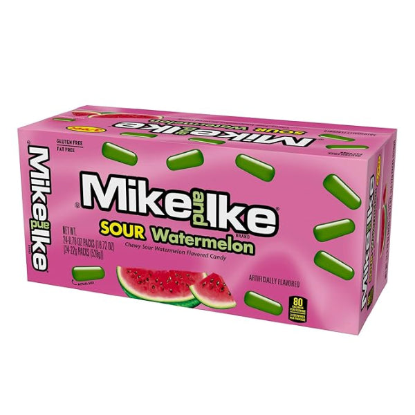 Mike & Ike Sour Watermelon 22g Box of 24