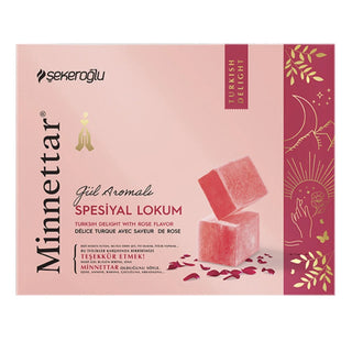 Minnettar Rose Turkish Delight 300g
