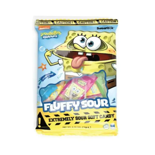 Nickelodeon Sponge Bob Square Pants Fluffy Sour Candy 70g