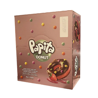 Papita Strawberry Donut Box of 24